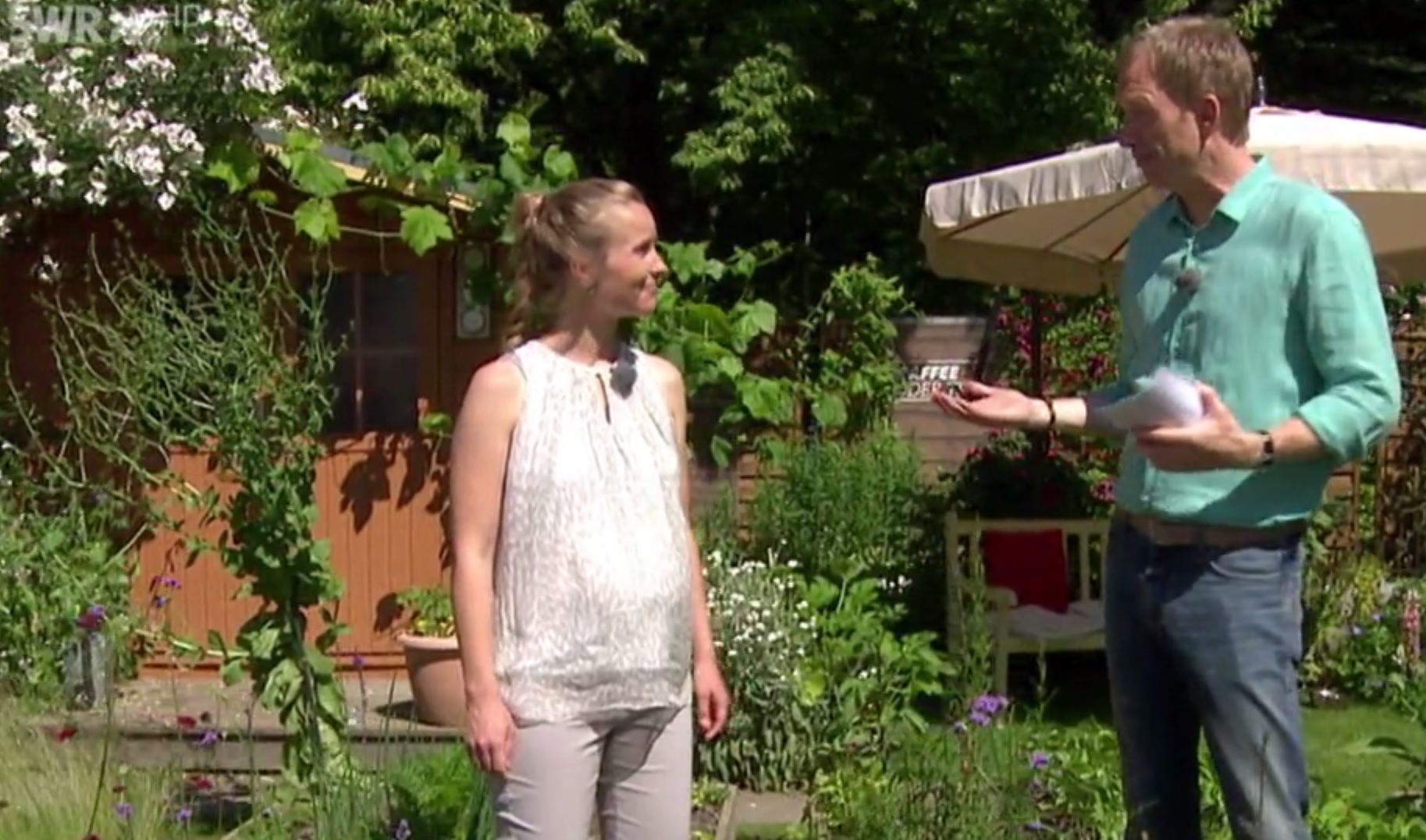 Alexandra Bosler vom TEAM GRÜN Elzach beim SWR über Schmetterlinge im Garten