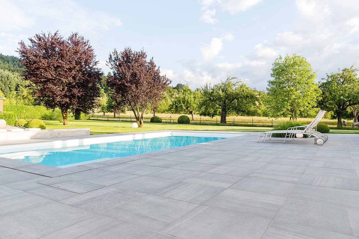 Ästhetische Gartenanlage